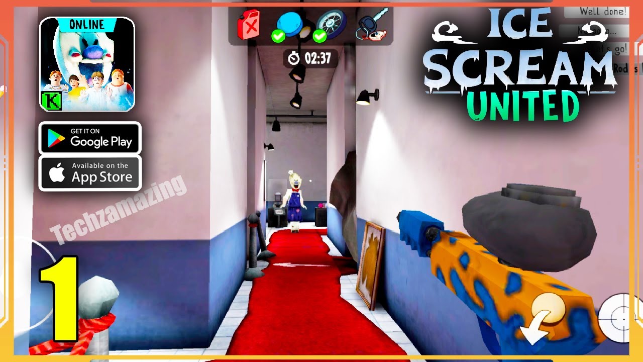 Ice Scream United Multiplayer Gameplay (Android, iOS)