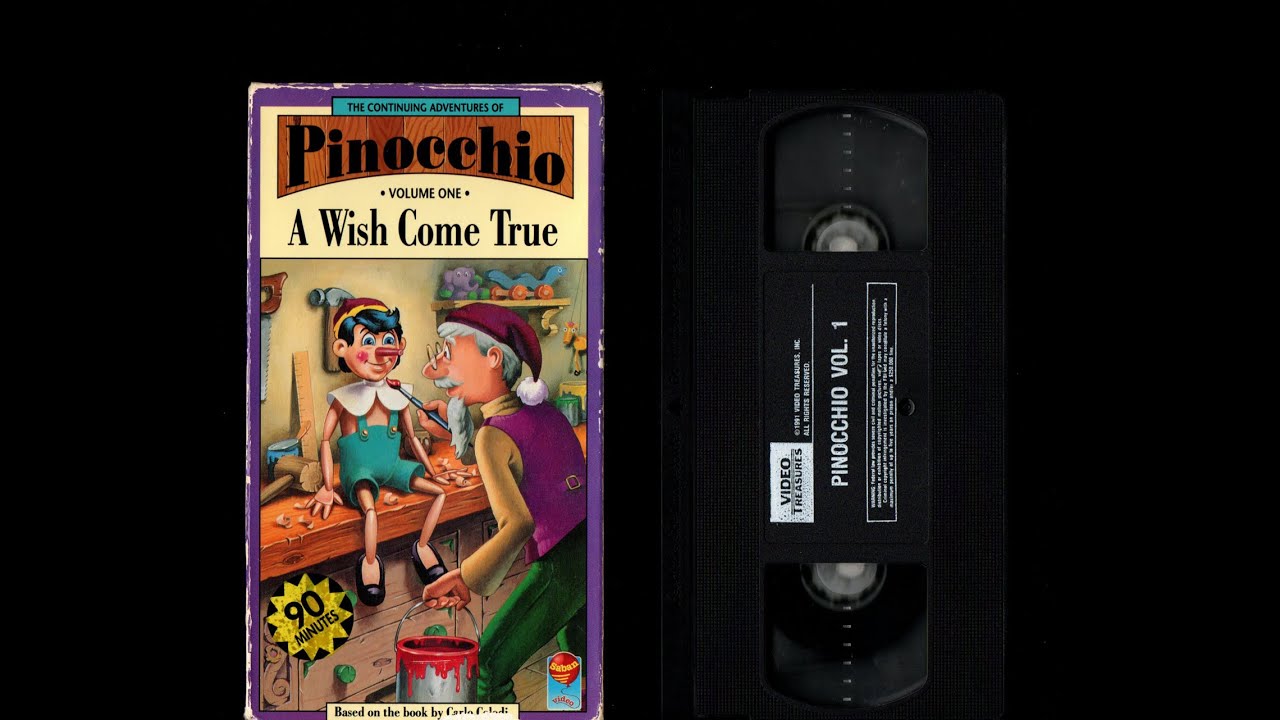 The Continuing Adventures of Pinocchio - A Wish Come True - VHS