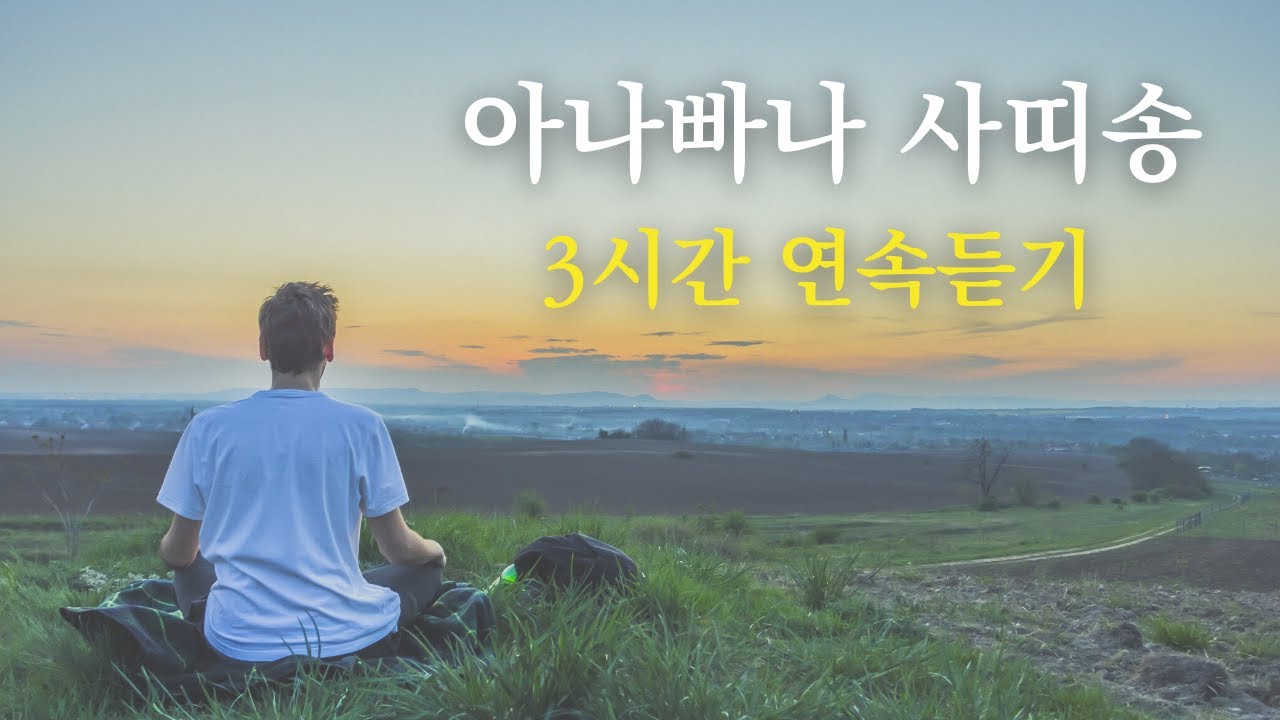 아나빠나 사띠송 3시간 연속듣기  |  틱낫한 플럼빌리지 명상 노래 - 범준스님