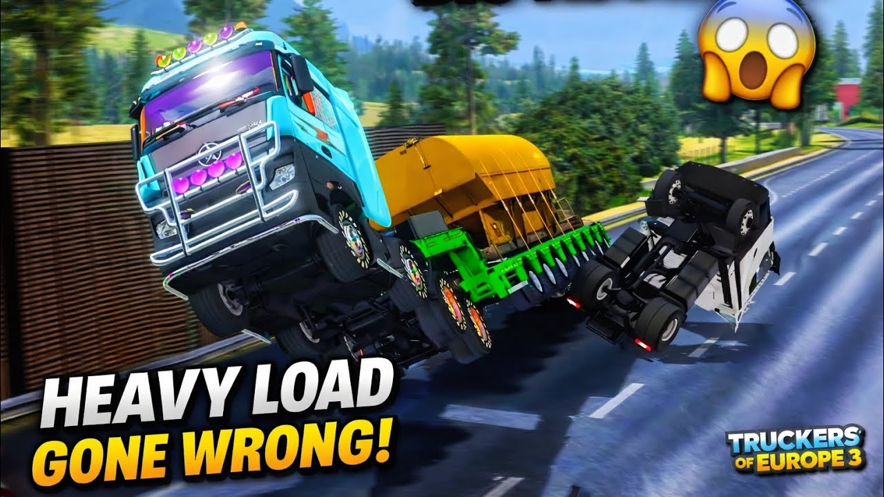 Heavy Cargo Accident 😱| Truckers of europ 3🚛| ShahurajGMRx.