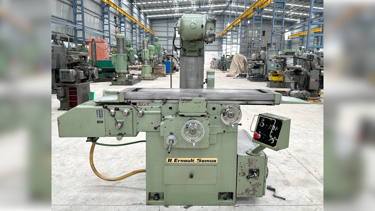 H. Ernault Somua France Bed Type Milling Machine - Table 1200 mm x 300 mm