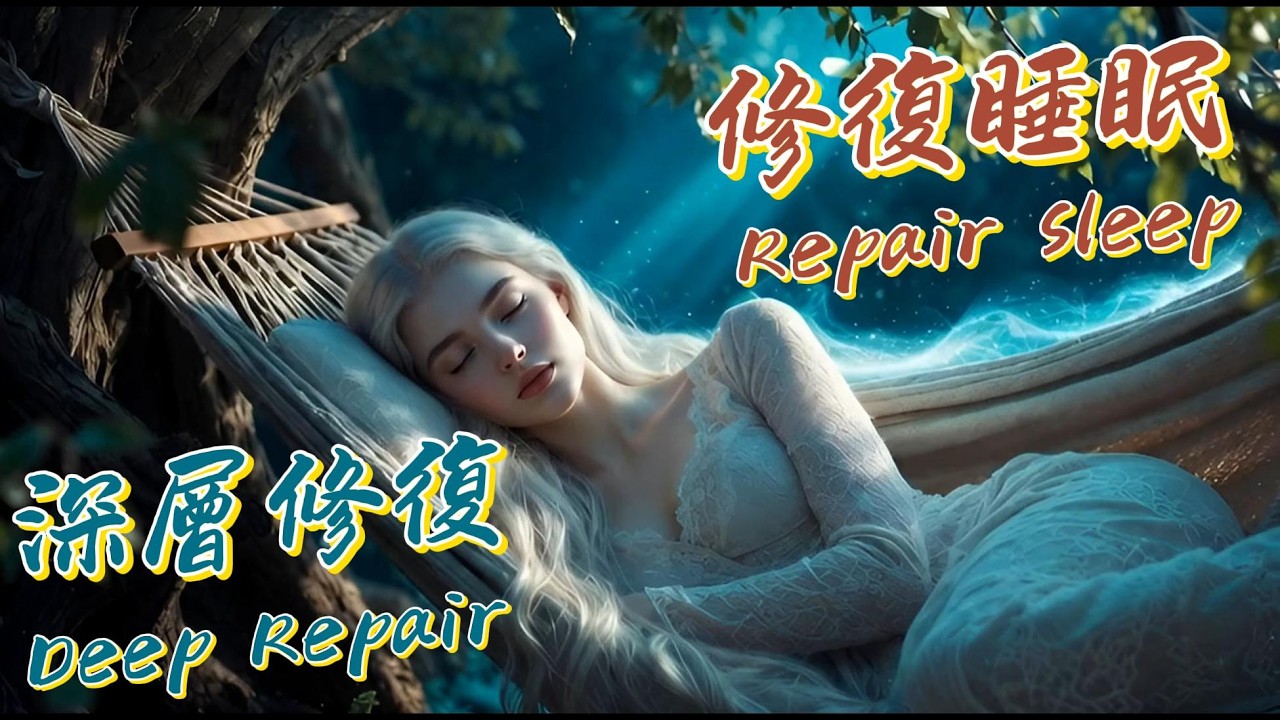 修復身體的晚間睡眠音樂｜對抗失眠・放鬆肌肉・釋放壓力｜放鬆身心・舒緩焦慮｜沉浸式療癒旋律陪你入睡｜適合失眠、睡前放空、整夜播放的安心睡眠音樂｜身心療癒 ・身體修復 ・睡眠音樂 ｜