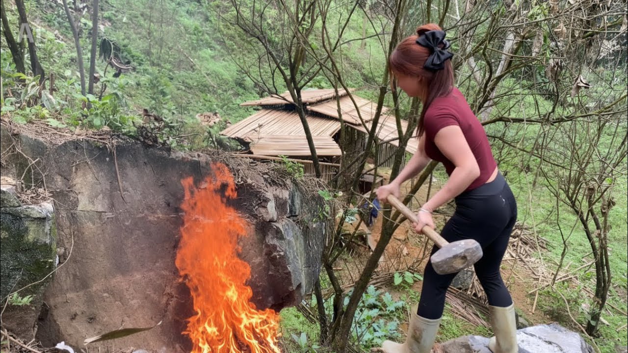 Self-Reliance and Challenges | Borrowing Money and Breaking Rocks for My New Home