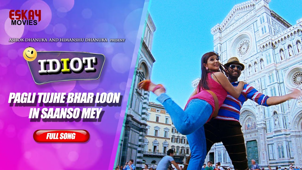 PAGLI TUJHE BHAR LOON IN SAANSO MEY ( Full Video) | Idiot | Ankush | Srabanti | Eskay Movies
