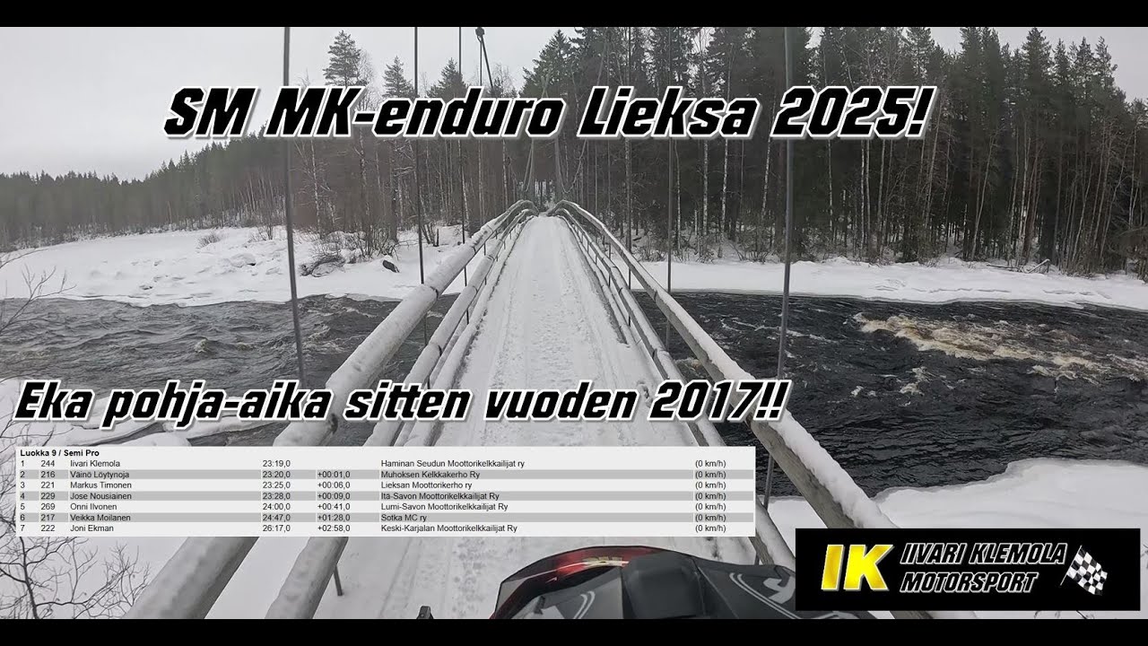 SM Moottorikelkka Enduro Lieksa 2025
