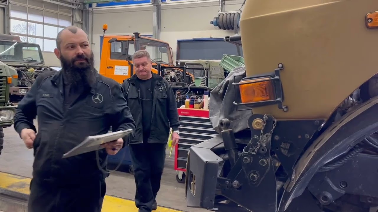 Démontage et remontage d'un réducteur UNIMOG 2150  - How to change axles portal of a Unimog  2150