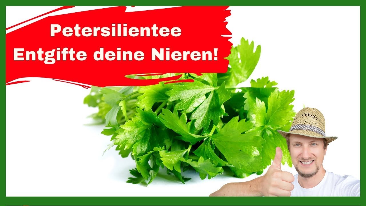 Petersilientee selber machen 🔴 Nieren entgiften & Abnehmen