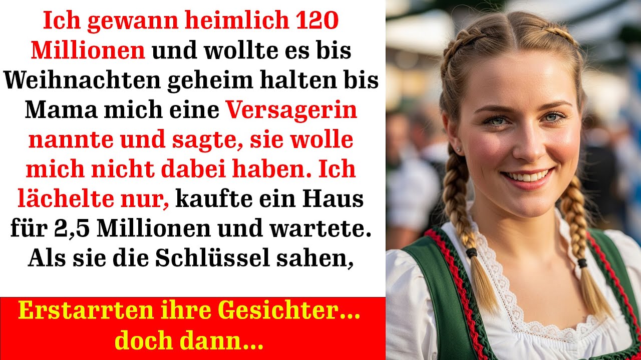 Ich gewann 120 Millionen und hielt es geheim, bis Weihnachten alles explodierte…