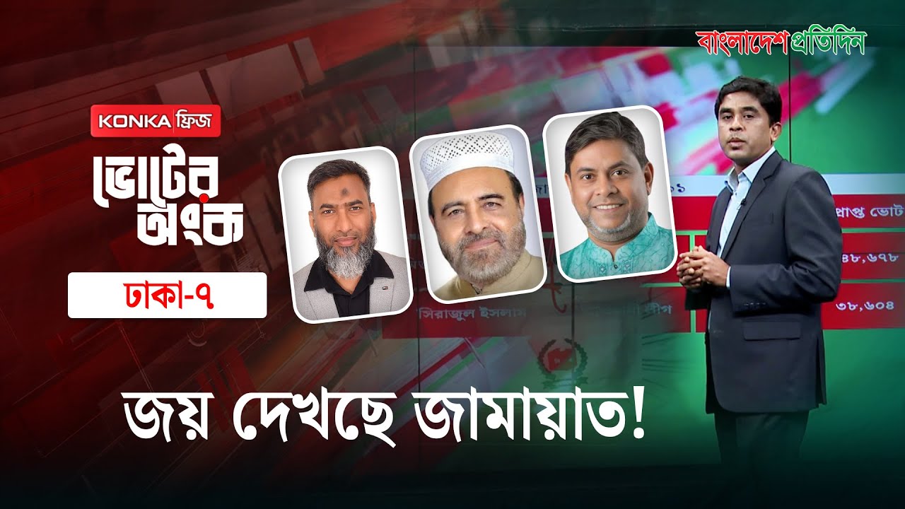 বিএনপির বিভক্তির সুযোগে এগিয়ে যাচ্ছে জামায়াত! | ভোটের অংক | ঢাকা- ৭ | National Election 2026