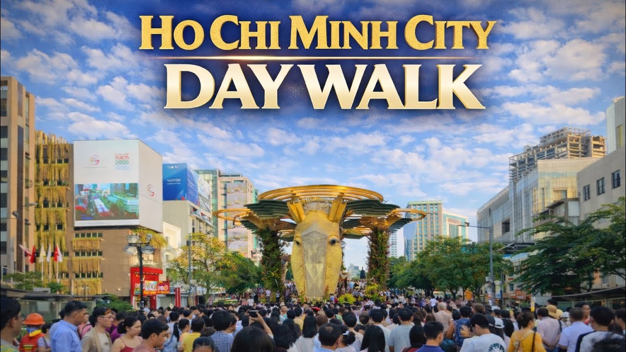 Vietnam 🇻🇳, HoChiMinhCity 4K Walking Tour | City Walk with Captions [4K/60fps]2026
