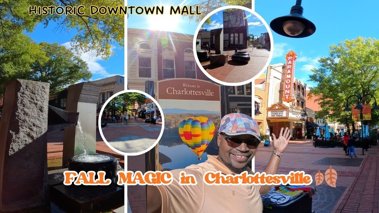 Unexpected Fall Beauty in Historic Charlottesville 🍂 | Downtown Mall Walk & Ting Pavilion Tour