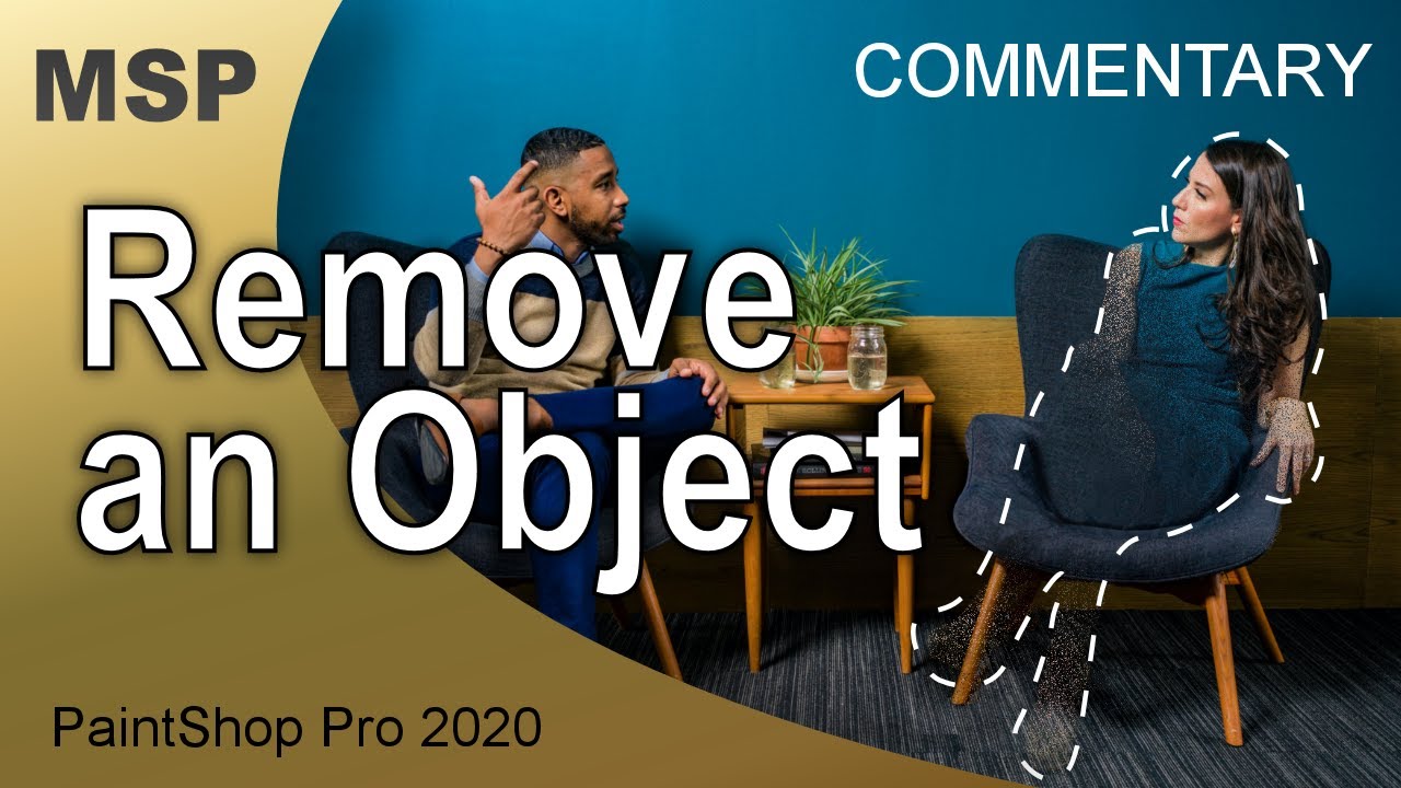 Remove an Object - Commentary - PaintShop Pro