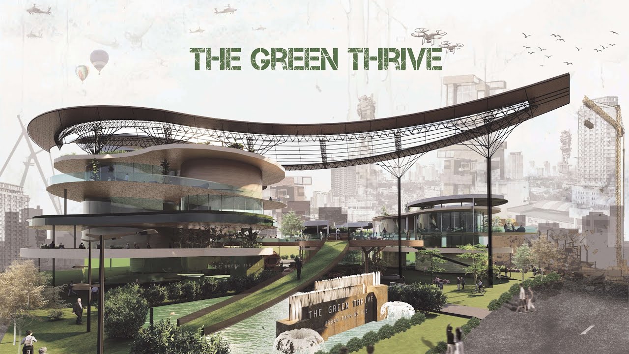 Urban Farming Hub | Architecture Visualization