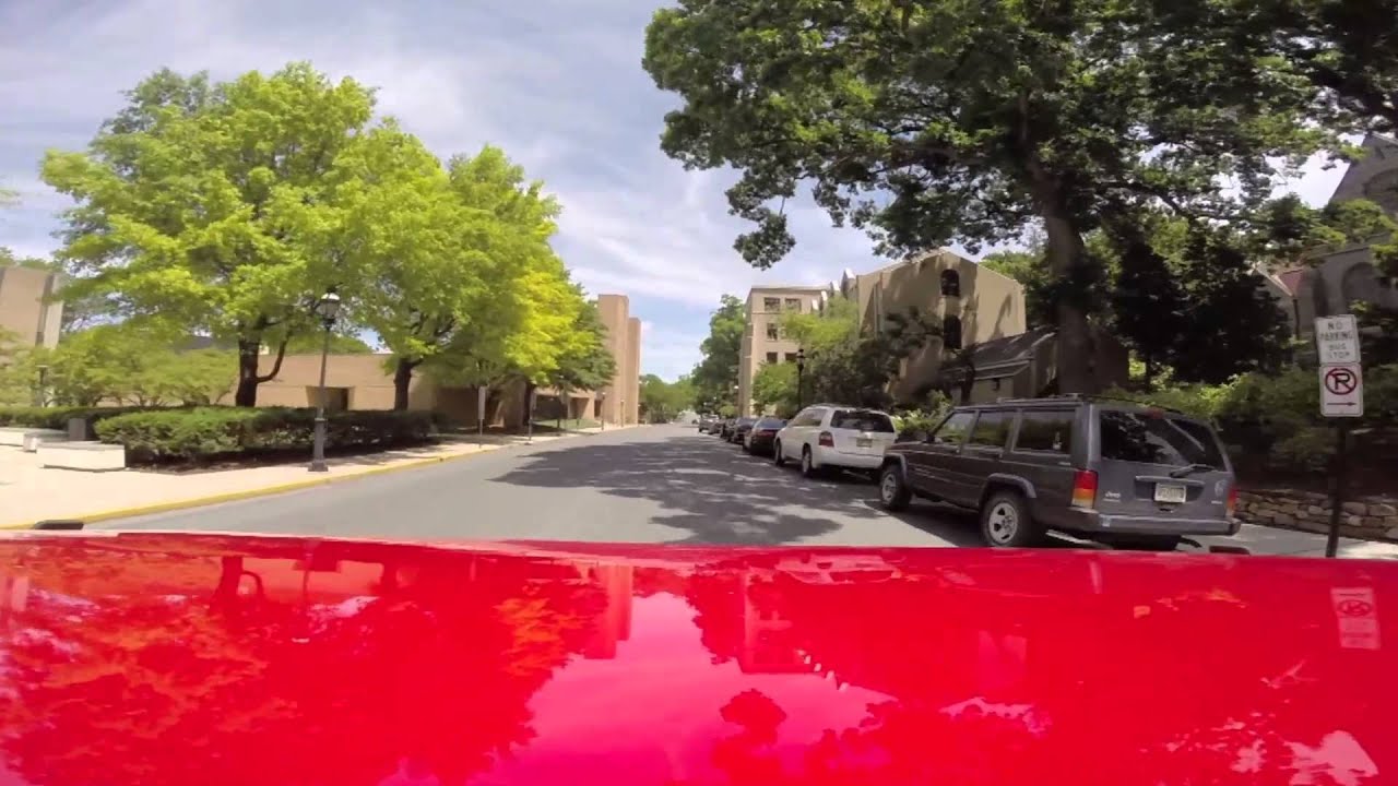 Let's go for a drive: A sunny day at Lehigh University
