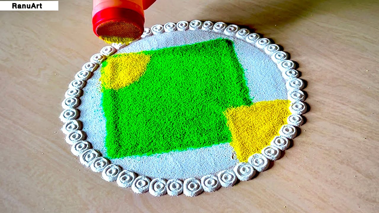 Simple Beautiful Makar Sankranti Rangoli Designs 2025 🌼 Easy & Unique Patterns 🌼RanuArt Rangoli🌼✨