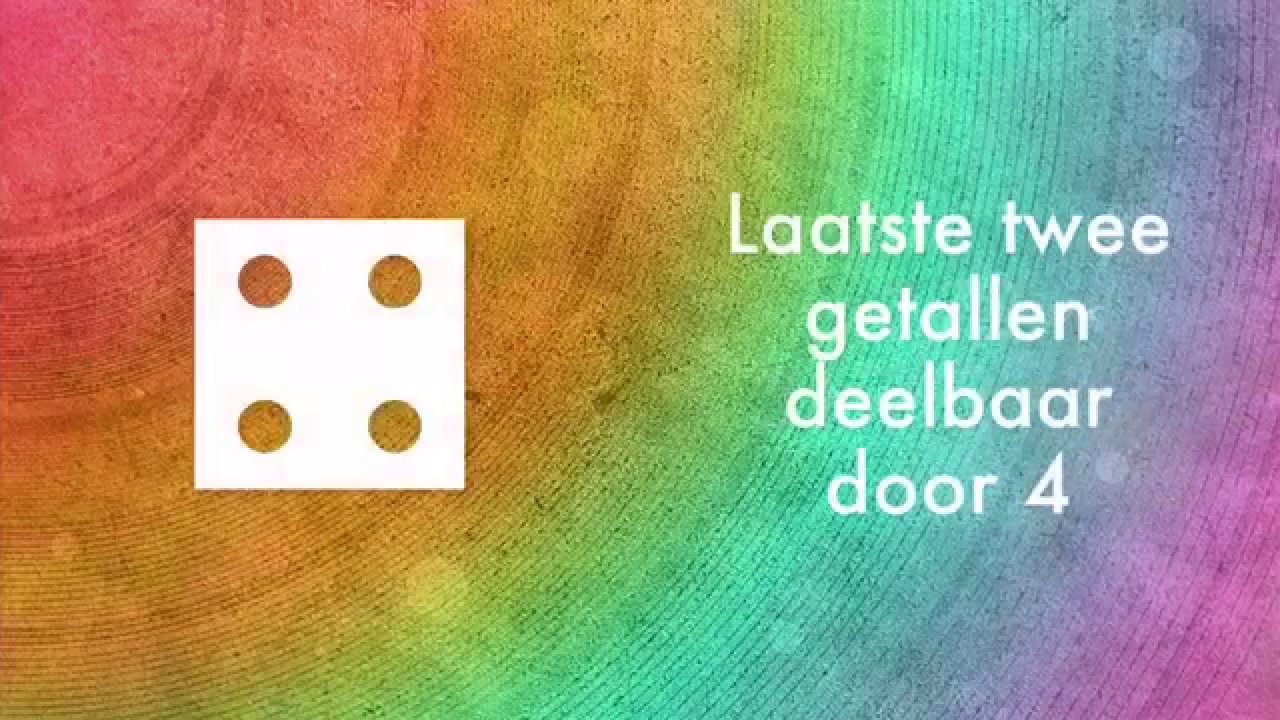 Deelbaarheid 2-3-4-5-10 - Rekenrijk groep 8 blok 5