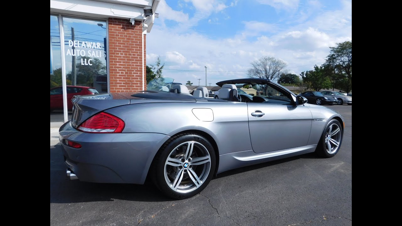 2008 BMW M6 Cabriolet - V10 Monster! Space Gray Metallic, 65K Miles, $111K MSRP, Heads Up Display!