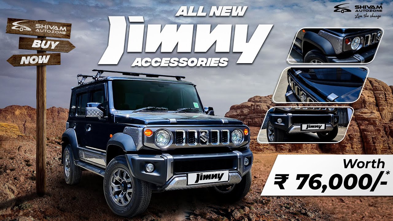 Maruti Suzuki Jimny | ACCESSORIES | Worth Rs.76,000/-*