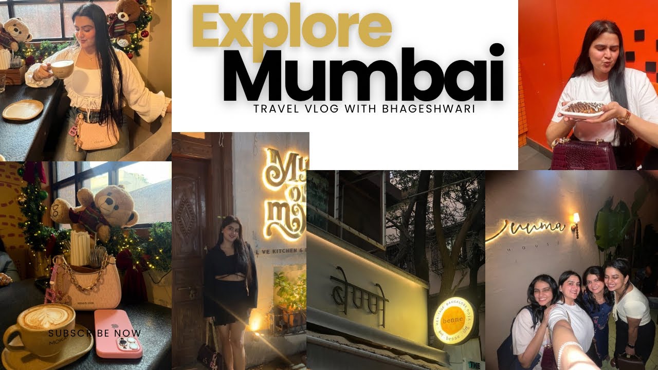 Aesthetic Café Tour in Mumbai ☕ | Mokai Bandra & Croffle Guys