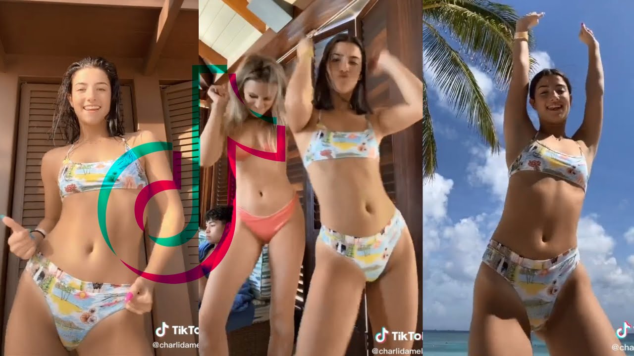 Charli D'amelio newest tiktok in Bikini that makes you go whoa! 💃🧘‍♀️💃
