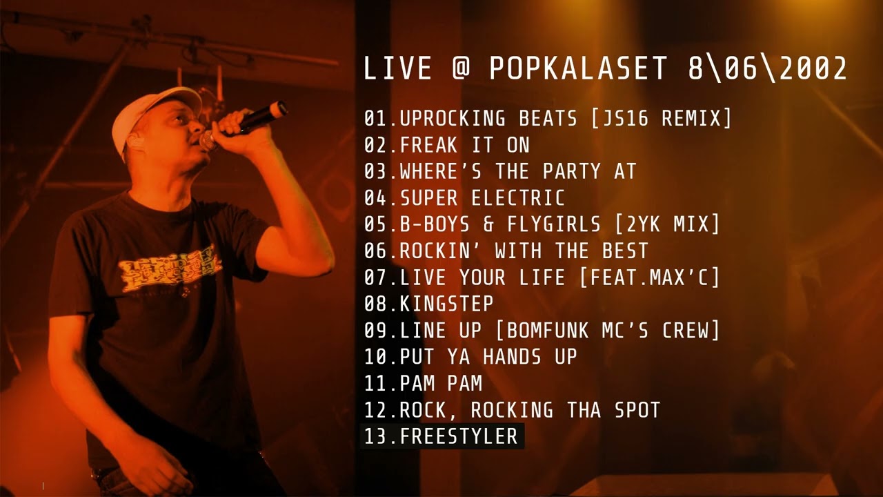 13 BOMFUNK MC'S - FREESTYLER | LIVE @ POPKALASET 2002