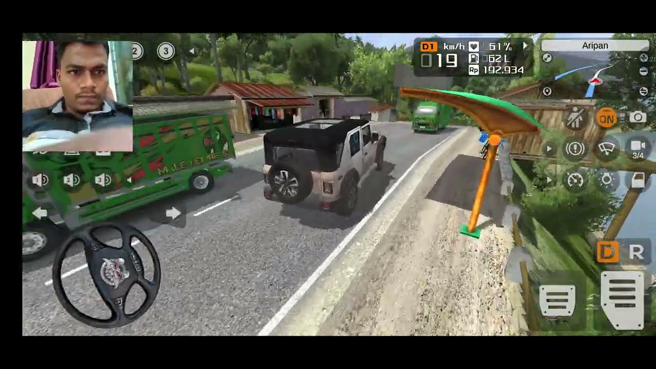 Tharr Roxx की बात ही अलग|  ye konsa BEACH|  #gameplay #bussimulatorindonesia #kirangholave