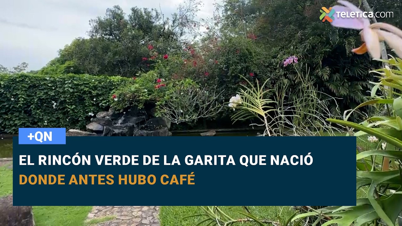 El rincón verde de La Garita que nació donde antes hubo café