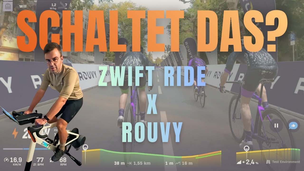 Zwift Ride + ROUVY: Funktioniert das wirklich mit der virtuellen Schaltung? 😳