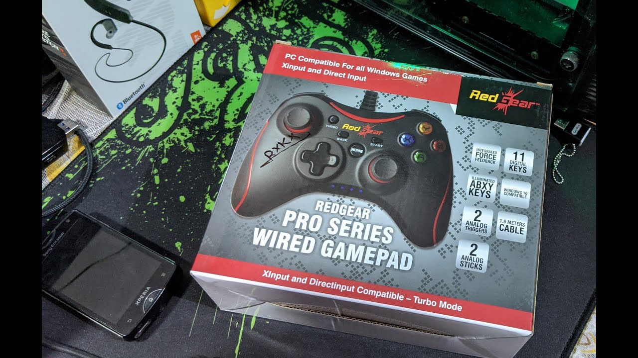 RedGear PC Controller Pro Series Wired Joystick Unboxing & Gameplay Review