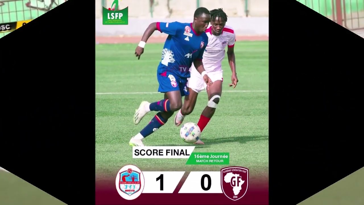 Tous les buts de la 16 Journée de Ligue 1  du Sénégal