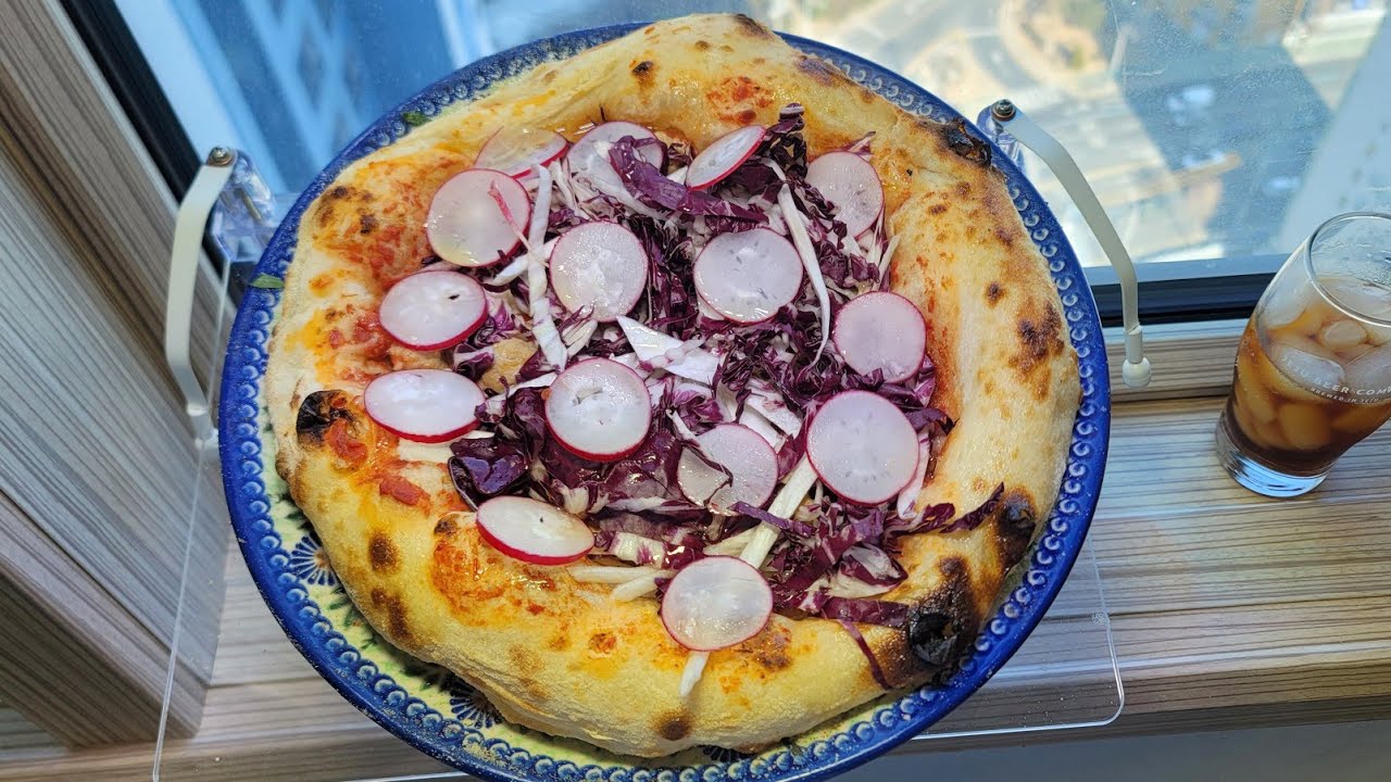 #92번째) - 라디치오 래디쉬피자 - (Radiocio Radish Pizza) ラディチオ ラディッシュピザ