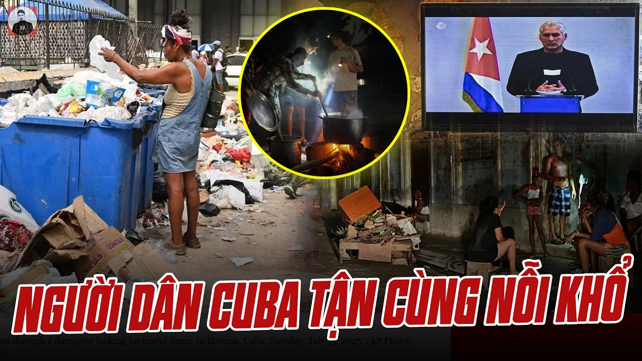 NGƯỜI CUBA SỐNG TRONG ĐỊA NGỤC: PHẢI BỚI RÁC TÌM ĐỒ ĂN, KHÔNG CÓ NHIÊN LIỆU