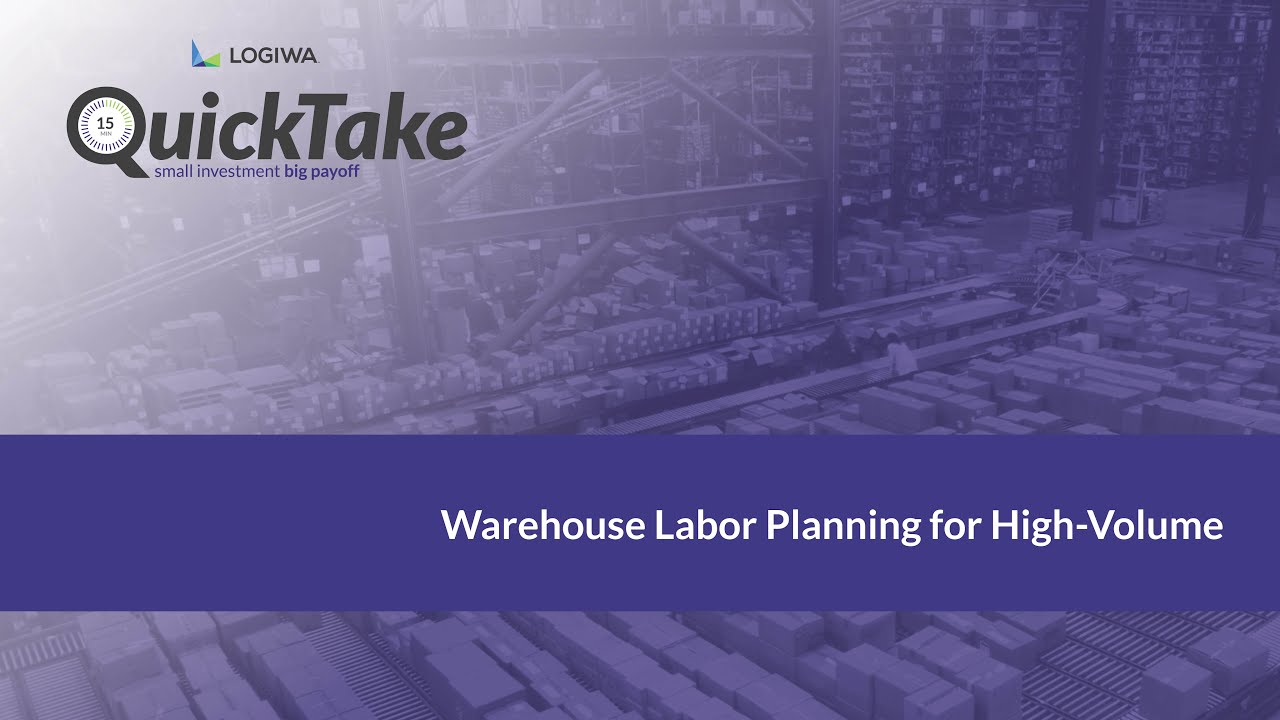 Warehouse Labor Planning for High-Volume Fulfillment