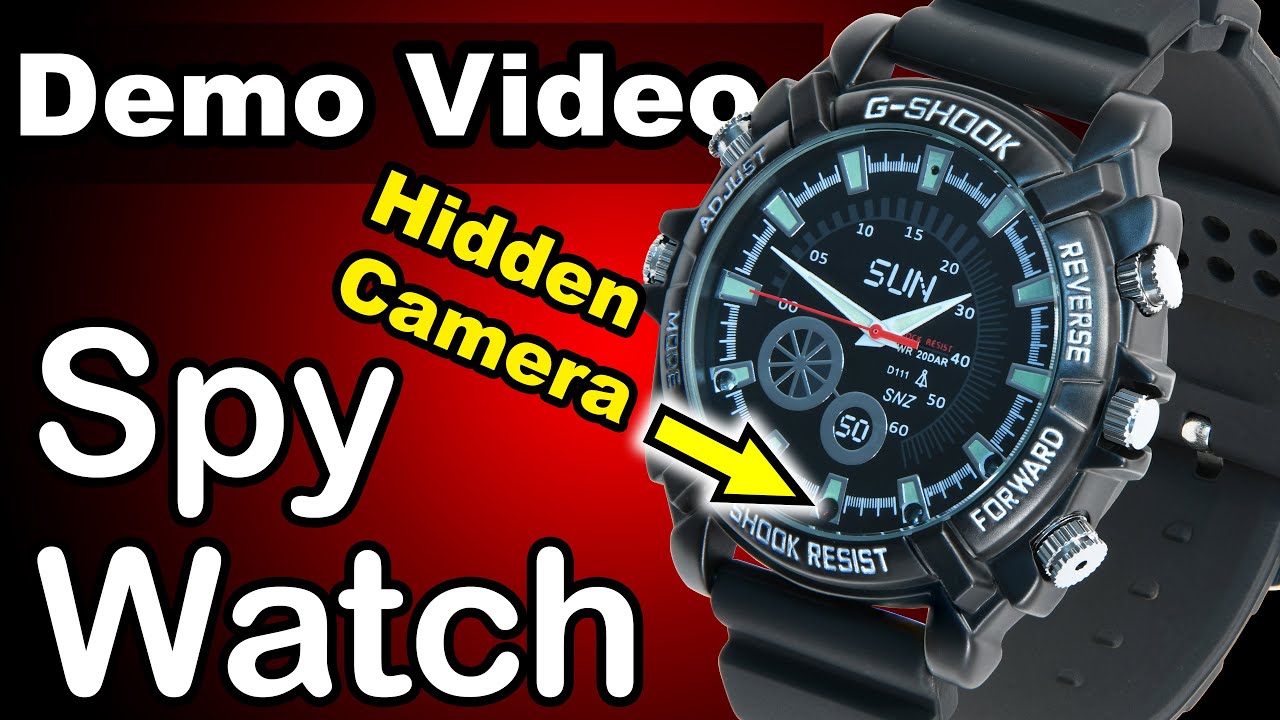 1080p Waterproof Spy Watch with Night Vision - BEST DEMO!