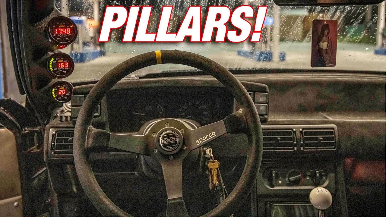 Installing CUSTOM Digital Pillar Gauges in my Foxbody!