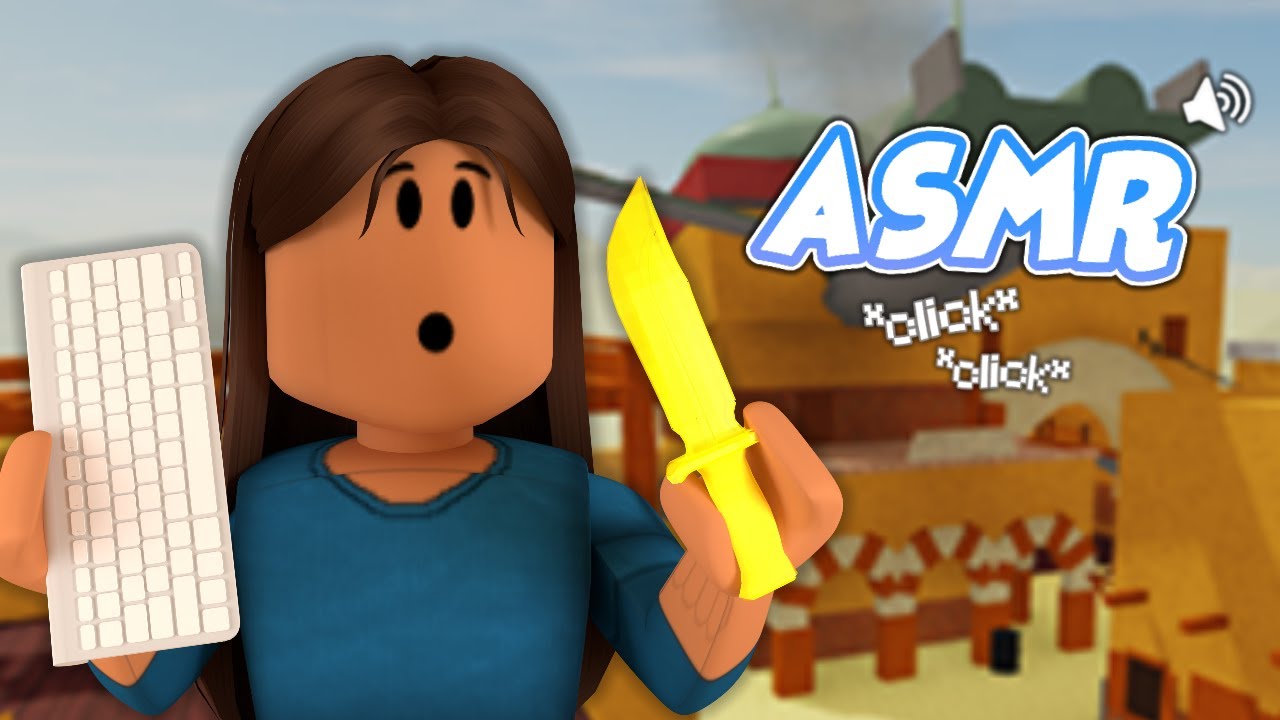 ROBLOX Arsenal but it's KEYBOARD ASMR... *VERY CLICKY* | #2