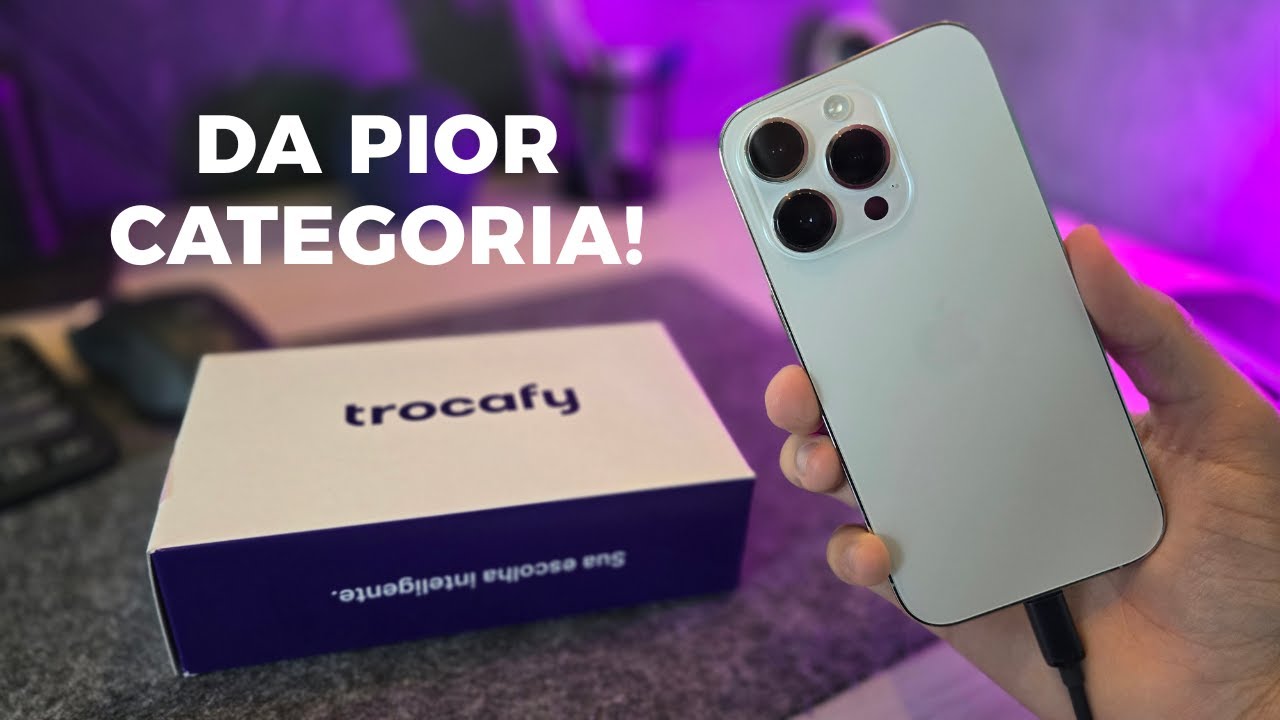 COMPREI um iPhone 14 Pro na TROCAFY - MINHA EXPERIÊNCIA