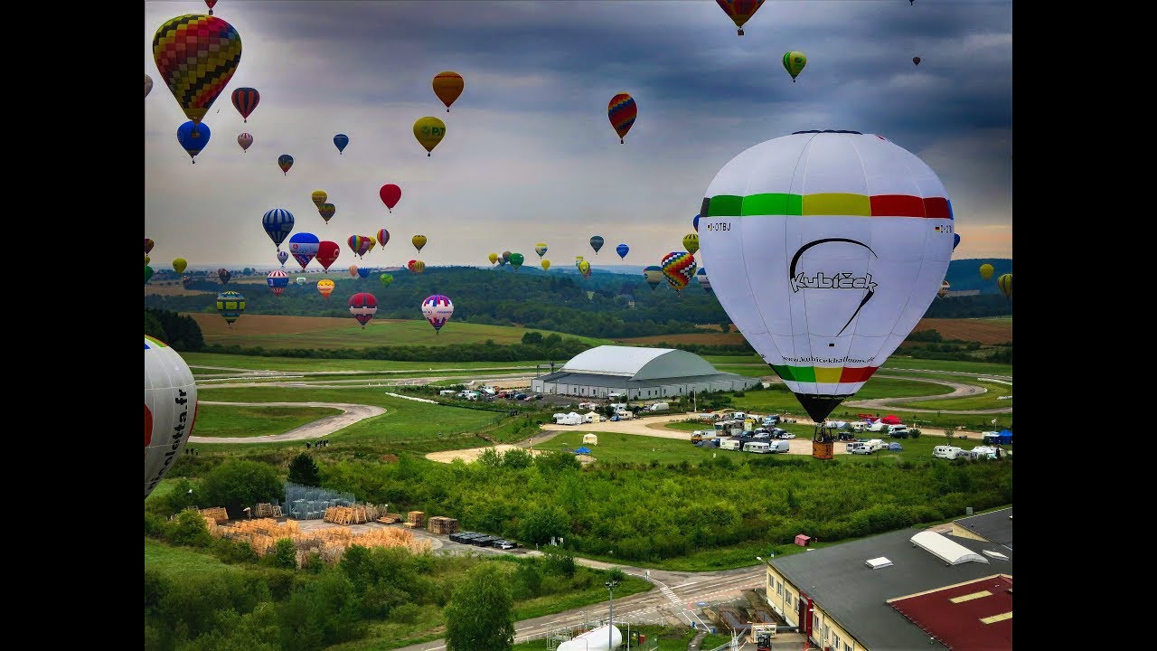A Timelapse of MAB 2017- Lorraine Friday 28 July - Chambley Airbase - Biggest balloon event
