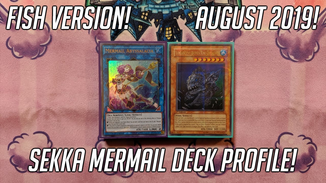 Обзор колоды Yu-Gi-Oh! Sekka Mermail &mdash; версия &laquo;Рыба&raquo;! + Тестовая рука и комбинация! (Август 2019)