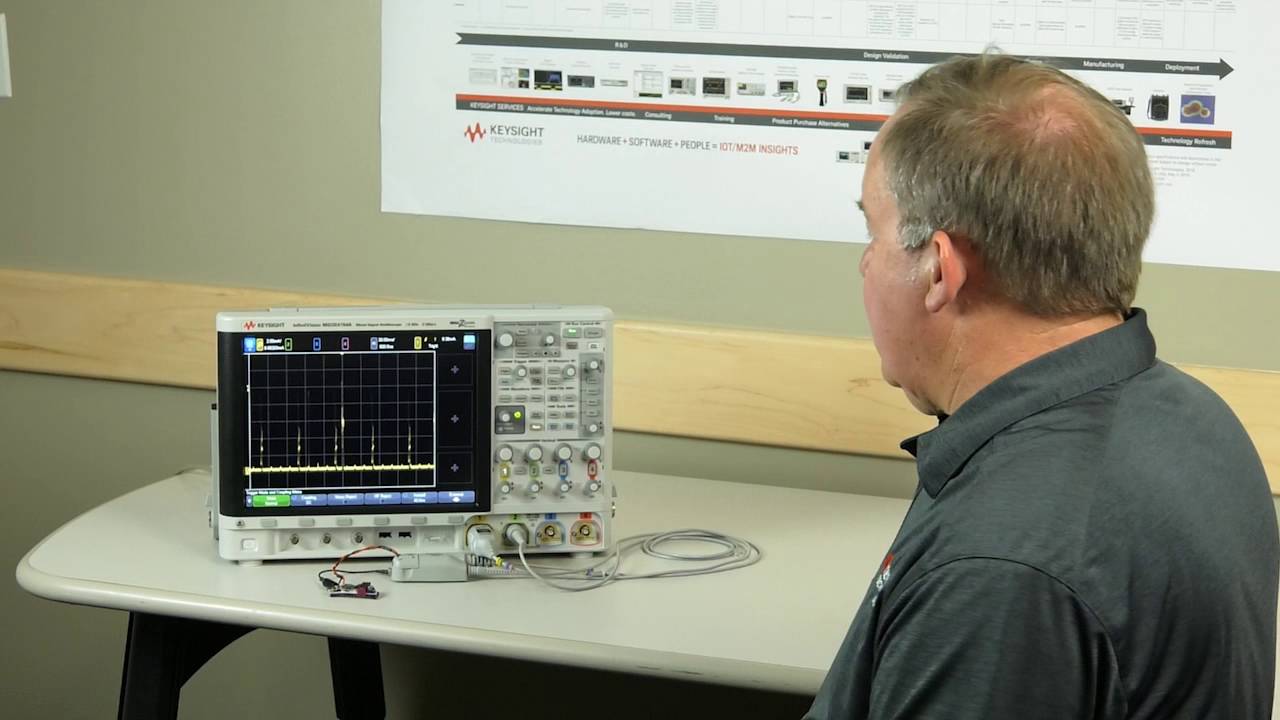 Using Oscilloscope Current Probes to measure IoT Power Consumption