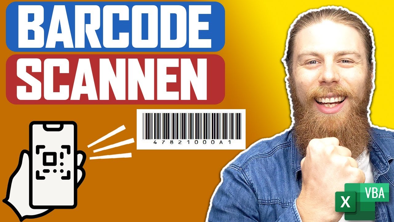 Barcode scannen und Produkt aus Datenbank anzeigen (+ kostenloser Download) | Excel VBA