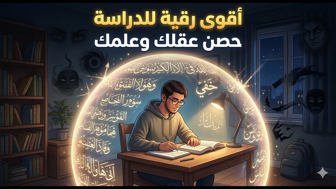 اقوي رقية شرعية للدراسة و الحفظ و شفاء العين والحسد والسحر في العقل والعلم  | نور ذكر الله