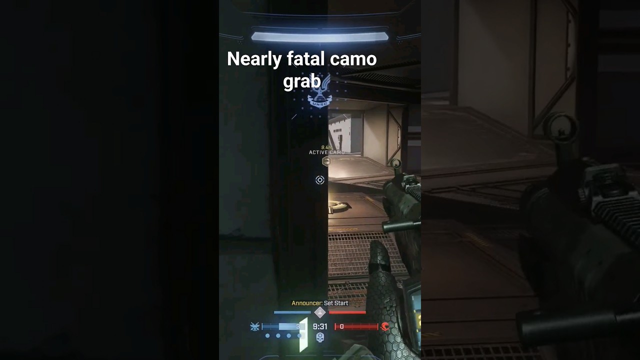 Nearly fatal camo grab #haloinfinite #firefight
