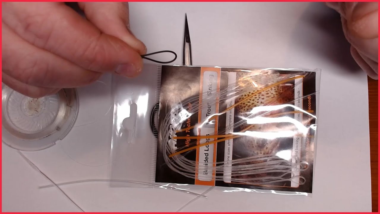 Fitting a braided loop to a fly line