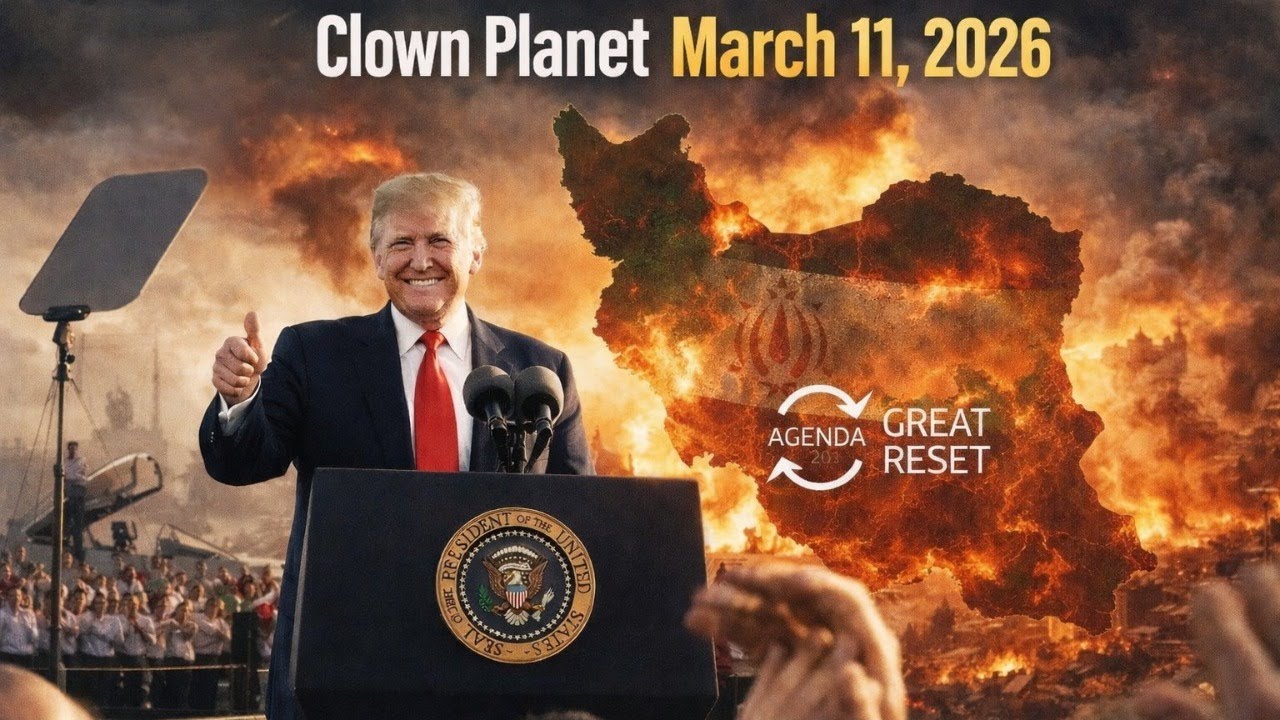 Clown Planet 3/11/26: Iran War & the Great Reset, Oil Update, Trump Declares 