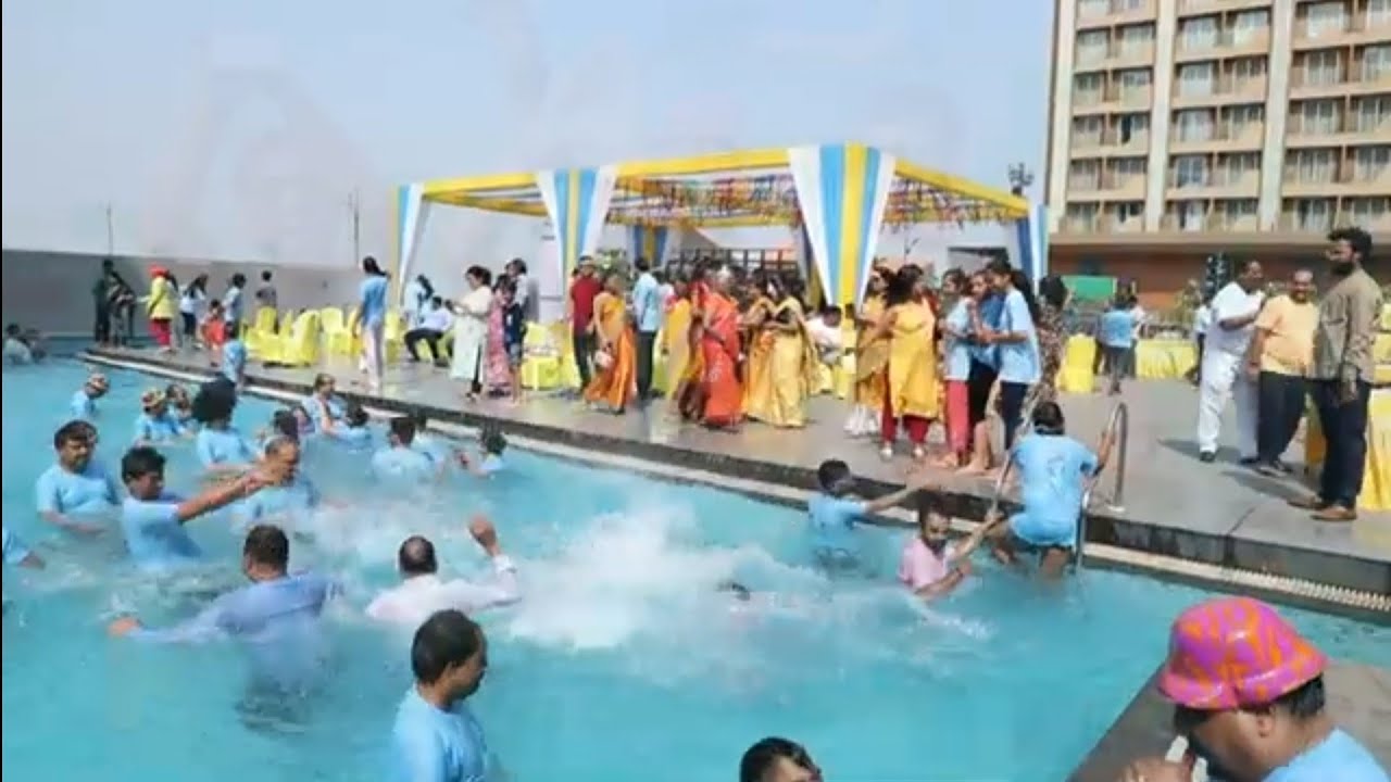 Pool Party Fun In My Wedding #Divya's art gallery