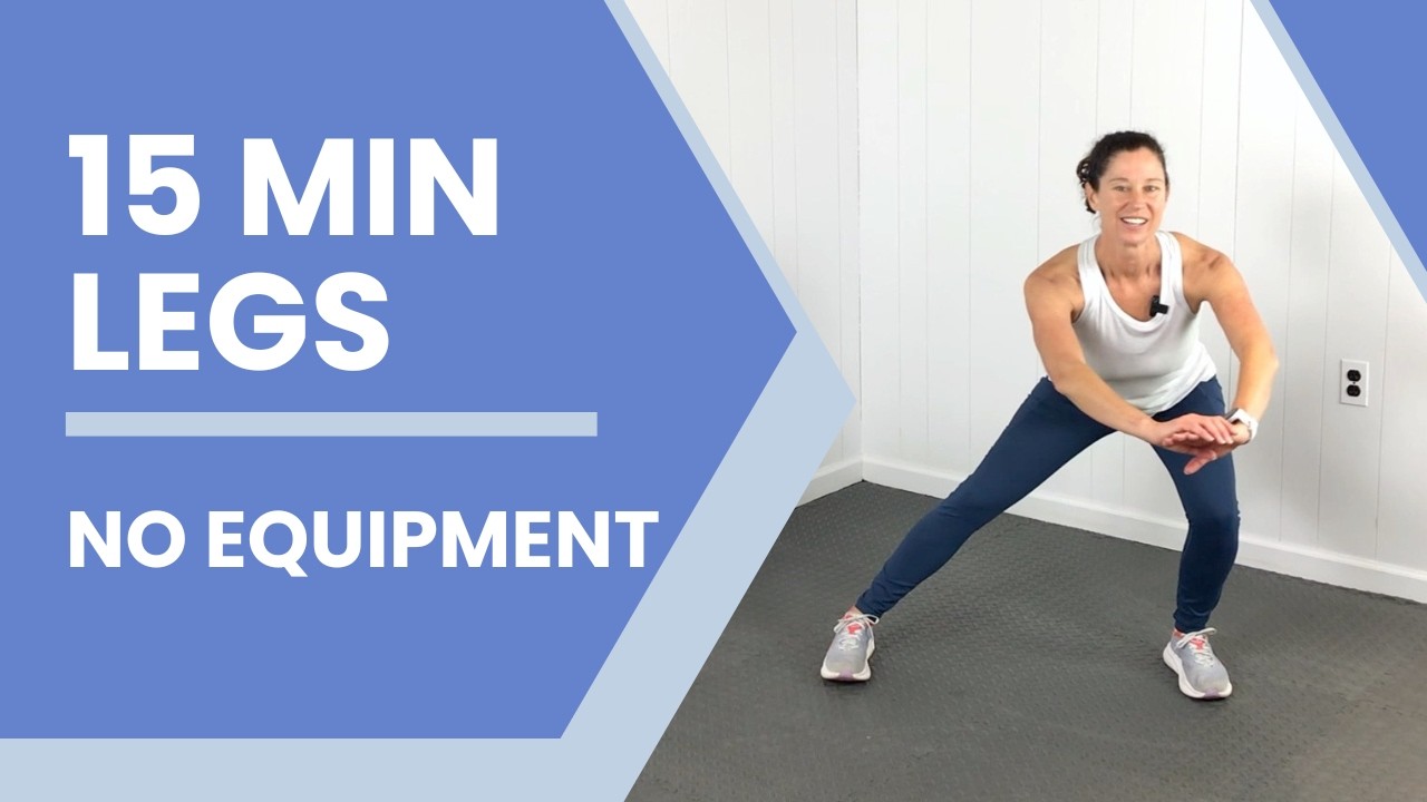 15-Min Lower Body Strength | No Equipment, Beginner-Friendly