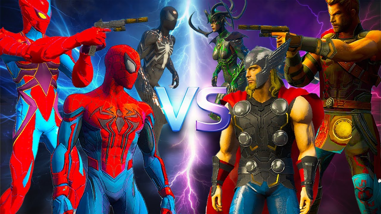 WHO Will Win SPIDER-MAN vs THOR EPIC SUPERHERO BATTLE?