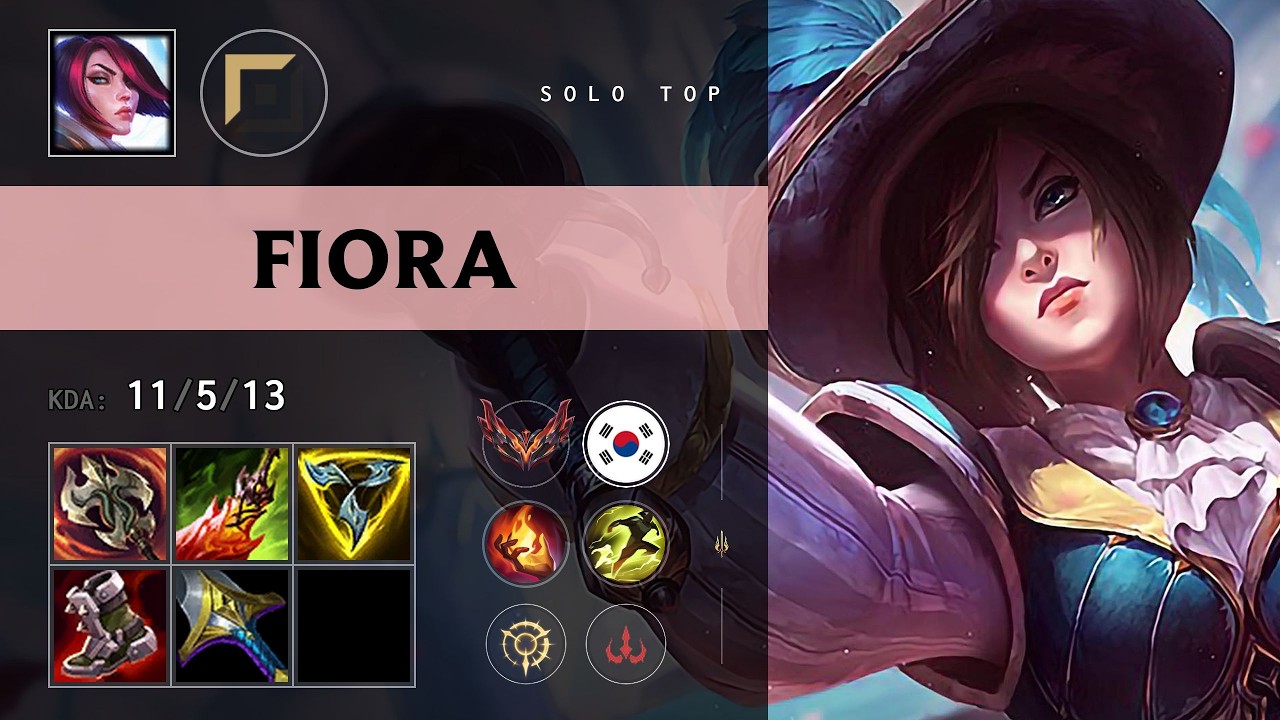 Fiora Top vs Ambessa - KR Grandmaster Patch 26.17