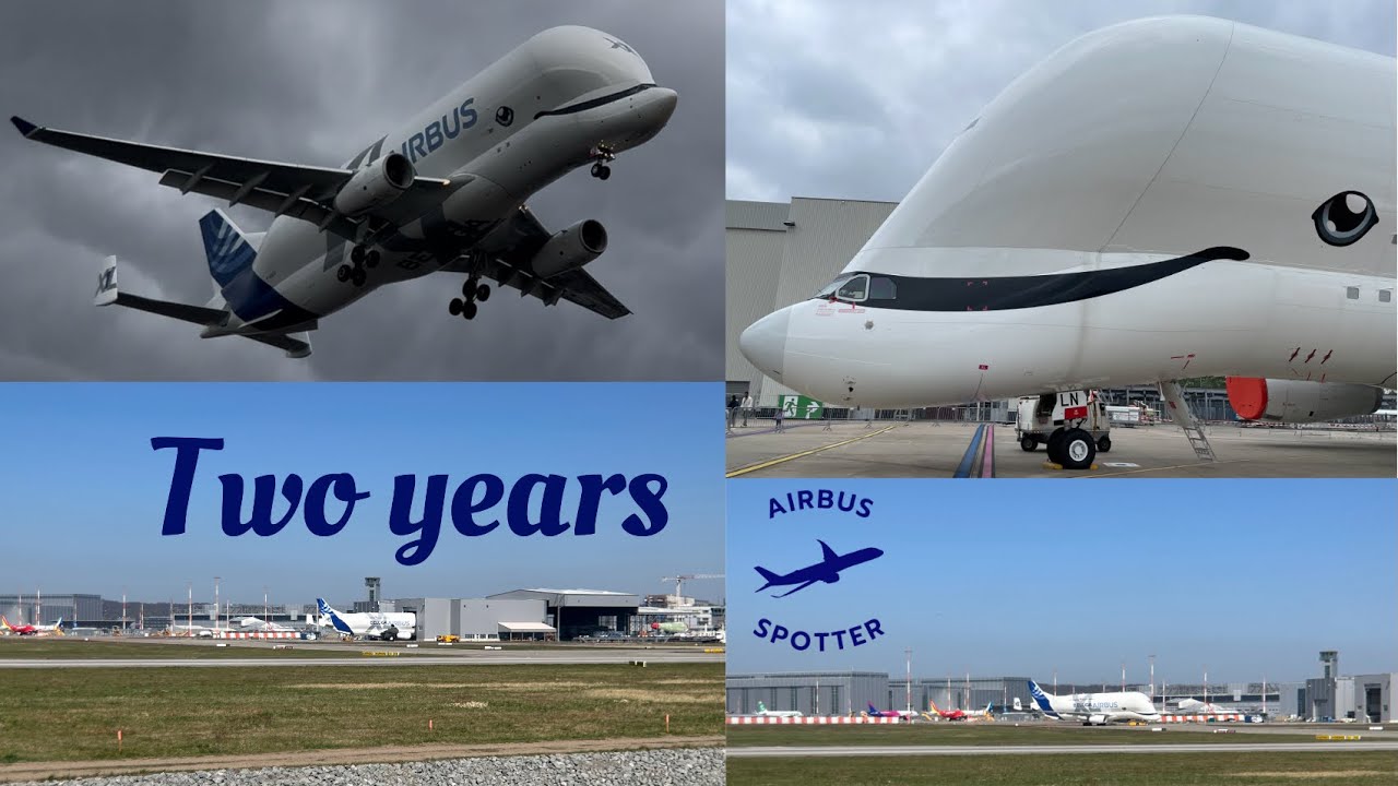 THE UNIQUE FLYING WHALE IN ACTION | Hamburg - Finkenwerder Airport (XFW/EDHI) (4K)